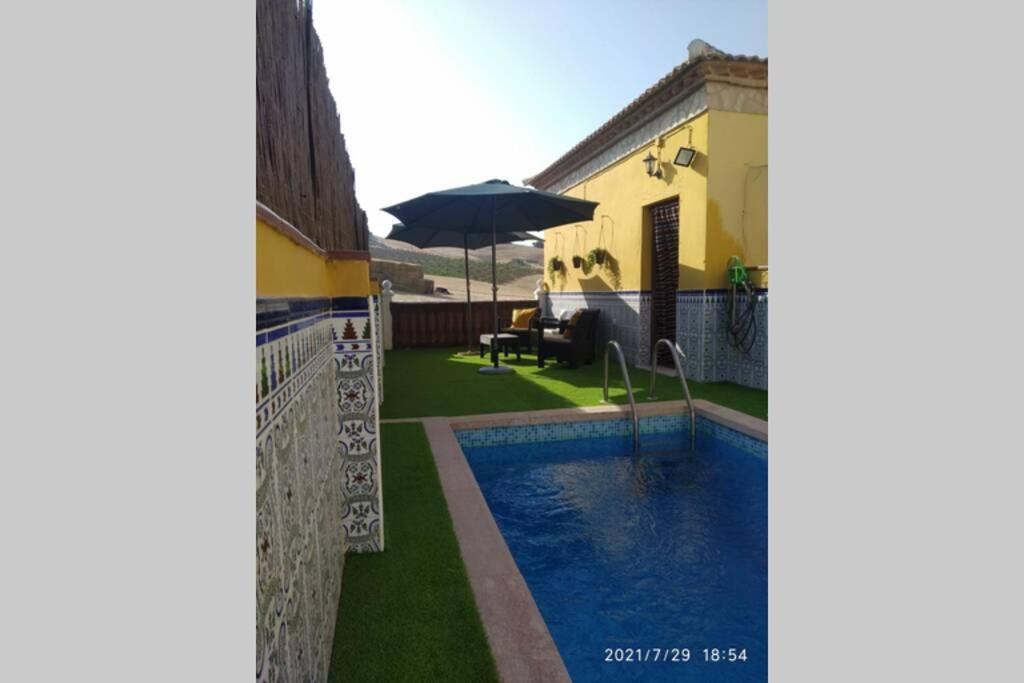 Casa rural Los Alcaidejos con piscina Málaga Exterior foto